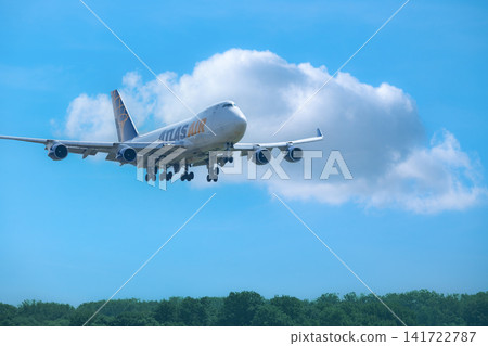 July 30, 2026. Netherlands, Amsterdam. Atlas Air Cargo Plane Landing July 30, 2026. Netherlands, Amsterdam. Atlas Air Cargo Plane Landing 141722787