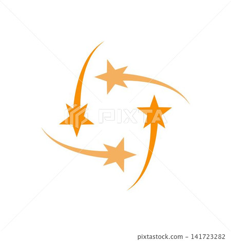 Stars Icon Logo Template 141723282