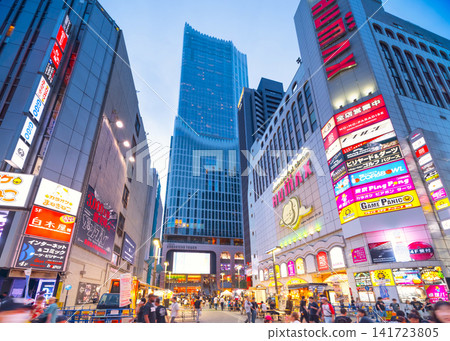 Shinjuku Kabukicho at night, in front of To-yoko Shinjuku Kabukicho at night, in front of To-yoko 141723805