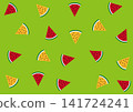 Illustration background of a cut watermelon 141724241