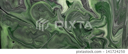 Olive green abstract fluid art background with sage liquid marble texture effect in acrylic pour painting style Olive green abstract fluid art background with sage liquid marble texture effect in acrylic pour painting style 141724250
