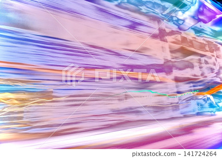Abstract speed background with flowing pink and blue lights Abstract speed background with flowing pink and blue lights 141724264