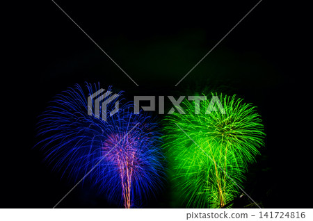 Niigata Prefecture, Nagaoka City, Shinano River, Nagaoka Festival Fireworks Display Niigata Prefecture, Nagaoka City, Shinano River, Nagaoka Festival Fireworks Display 141724816
