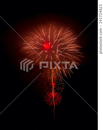 Niigata Prefecture, Nagaoka City, Shinano River, Nagaoka Festival Fireworks Display Niigata Prefecture, Nagaoka City, Shinano River, Nagaoka Festival Fireworks Display 141724823