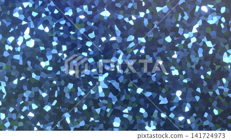Sparkling blue glitter background material, mosaic/hologram style. Sparkling blue glitter background material, mosaic/hologram style. 141724973