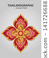 Vector element ethnic decorative ornament ethnic thai illustration 141726688
