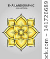 Vector element ethnic decorative ornament ethnic thai illustration 141726689