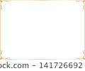 一款奢華的古董金色裝飾相框。 141726692