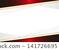 一款奢華的紅金相間古董畫框。 141726695
