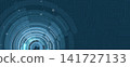 Digital cyberspace background representing big data, cloud computing, and AI 141727133