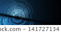 Digital cyberspace background representing big data, cloud computing, and AI 141727134