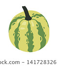 Green striped pumpkin  141728326