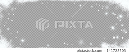 Icy frozen glass effect frame with grunge overlay and winter snow border. Sparkly frost texture and twinkle stars on checkered background as png. Vector frozen bg for Christmas card or holiday banner Icy frozen glass effect frame with grunge overlay and winter snow border. Sparkly frost texture and twinkle stars on checkered background as png. Vector frozen bg for Christmas card or holiday banner 141728503