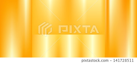 Gold metal background set with broad vertical highlights and panels. Bright yellow tones fade through amber across the gold foil surface. Refined metal vector collection for presentation design Gold metal background set with broad vertical highlights and panels. Bright yellow tones fade through amber across the gold foil surface. Refined metal vector collection for presentation design 141728511