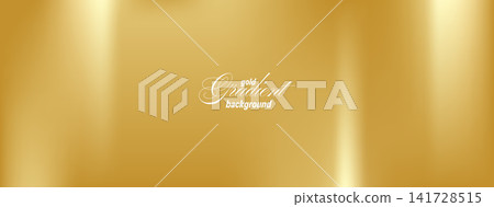 Gold metal gradient background with wide vertical bands and centered copy space. Soft cream highlights brighten the amber gold finish. Polished metal vector backdrop for invitation Christmas design Gold metal gradient background with wide vertical bands and centered copy space. Soft cream highlights brighten the amber gold finish. Polished metal vector backdrop for invitation Christmas design 141728515