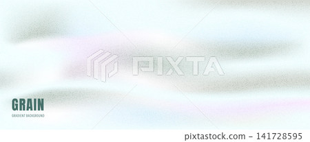 Gradient grain backdrop in mint sage and pink for organic label promo design. Soft pastel noise gradient with sand grain and iridescent opalescent flow. Subtle vector eco overlay with gritty texture Gradient grain backdrop in mint sage and pink for organic label promo design. Soft pastel noise gradient with sand grain and iridescent opalescent flow. Subtle vector eco overlay with gritty texture 141728595