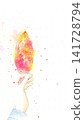 Fallen leaves dyed crimson Fallen leaves dyed crimson 141728794