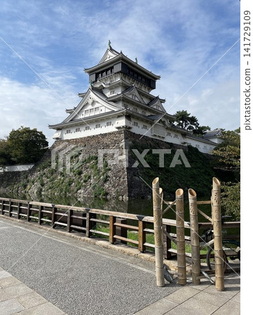 Bamboo decorations and Kokura Castle Bamboo decorations and Kokura Castle 141729109