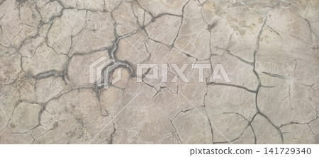 Heavily Cracked Concrete Wall Surface Texture Heavily Cracked Concrete Wall Surface Texture 141729340