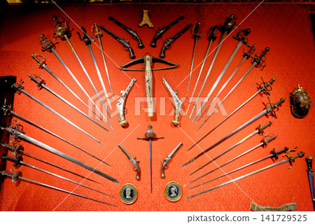 Antique Firearm and Weapon Armoury Display at Waddesdon Manor 141729525