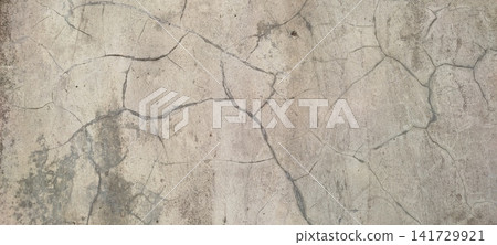 Heavily Cracked Concrete Wall Surface Texture Heavily Cracked Concrete Wall Surface Texture 141729921