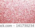 Soft pink glitter bokeh background with shimmering sparkle for elegant festive design 141730234
