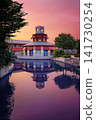 Sentosa Island Singapore Sunset Waterfront Round Store Building 141730254