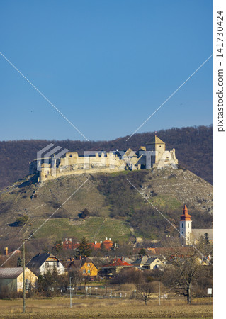 Sumeg Castle dominating the Var hill in Hungary Sumeg Castle dominating the Var hill in Hungary 141730424