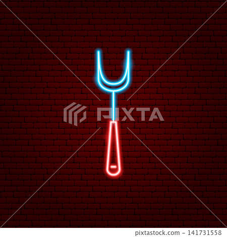 Meat Fork Neon Sign Meat Fork Neon Sign 141731558