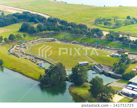 Aerial photograph of the Penrith Whitewater Stadium Aerial photograph of the Penrith Whitewater Stadium 141731725