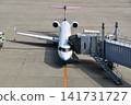A passenger plane refueling at the airport 141731727