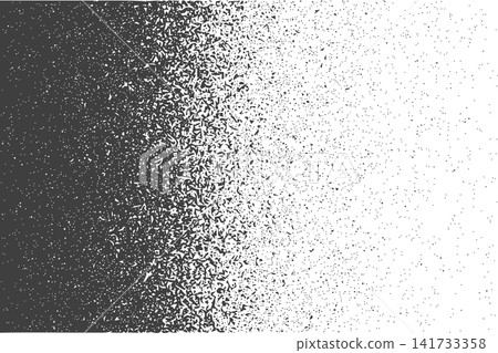 Background with dust or sand, powder or dirt, noise or grunge halftone effect. Faded monochrome pattern. Gritty, mezzotint or splatter texture. Modern wallpaper. Vector graphic illustration Background with dust or sand, powder or dirt, noise or grunge halftone effect. Faded monochrome pattern. Gritty, mezzotint or splatter texture. Modern wallpaper. Vector graphic illustration 141733358