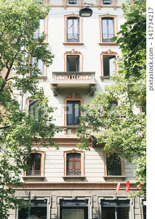 Streetscape of Milan, Italy Streetscape of Milan, Italy 141734217