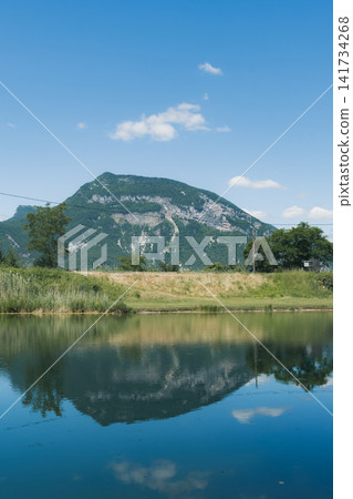 Landscape of Lake Chana in France Landscape of Lake Chana in France 141734268