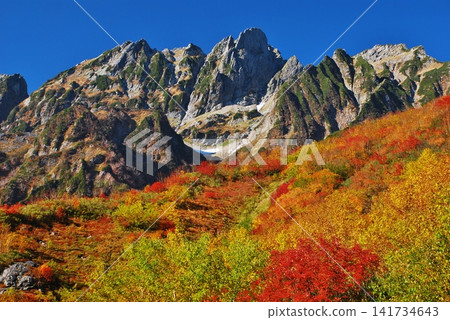 裡鶴山在晴朗的秋夜裡熠熠生輝。 141734643