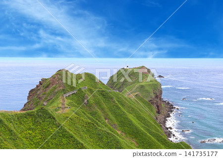 從北海道神威岬看到的夏日海景 141735177