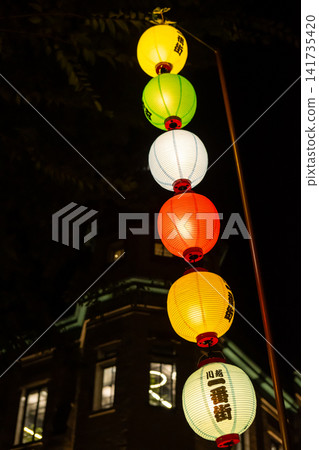 Summer festival lanterns, Kawagoe Hyakuman-to Summer Festival, Nighttime Ichiban-gai 2026, b-1 Summer festival lanterns, Kawagoe Hyakuman-to Summer Festival, Nighttime Ichiban-gai 2026, b-1 141735420