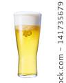 Beer poured into a glass 141735679