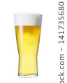 Beer poured into a glass 141735680