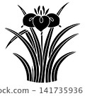 This is a family crest. It's called a "changed standing iris." This is a family crest. It's called a "changed standing iris." 141735936