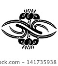 It is a family crest. It is called outward-facing Moriwakabishi. It is a family crest. It is called outward-facing Moriwakabishi. 141735938