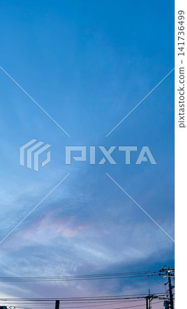 美麗的日落天空 美麗的日落天空 141736499