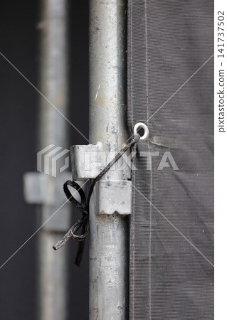 Scaffolding work Scaffolding work 141737502