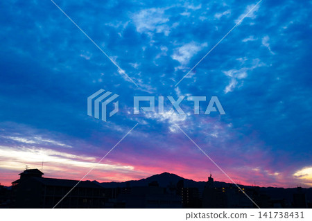 A sunset A sunset 141738431