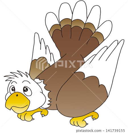Hand-drawn animal illustration ☆ Bald Eagle Hand-drawn animal illustration ☆ Bald Eagle 141739155