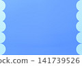 Blue tones, simple semi-circular vertical arrangement, frame/border Blue tones, simple semi-circular vertical arrangement, frame/border 141739526