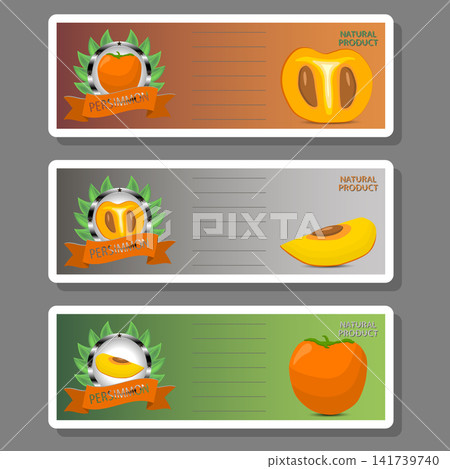 Sweet juicy tasty natural eco product persimmon Sweet juicy tasty natural eco product persimmon 141739740