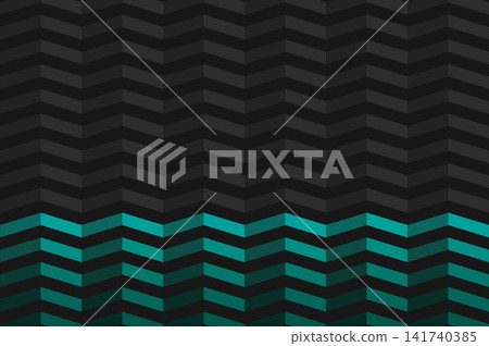 Abstract dark gray and teal chevron pattern with a modern geometric design Abstract dark gray and teal chevron pattern with a modern geometric design 141740385