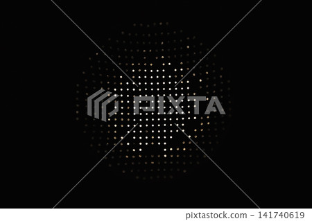 Soft warm light shining through a perforated circular surface Soft warm light shining through a perforated circular surface 141740619