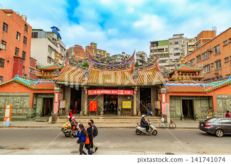 2015年台灣街景:淡水、新北市、淡水老街、福佑寺 2015年台灣街景:淡水、新北市、淡水老街、福佑寺 141741074